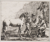 KG 01326
<br/>
Serie ruiters (6 bladen)
<br/>
<em>Rugendas de Oude, Georg Philipp (1666-1742)</em>